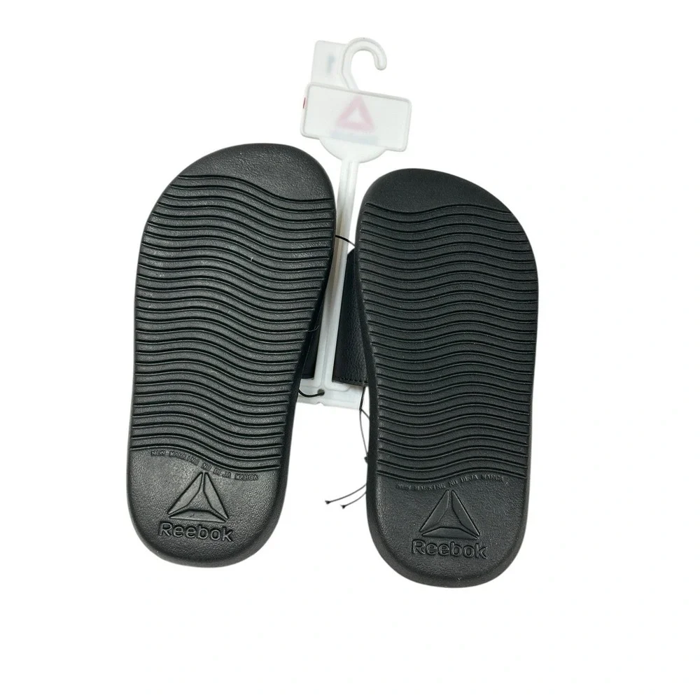 reebok boys adjustable‎ strap memory foam foot light weight size 1 slide sandals